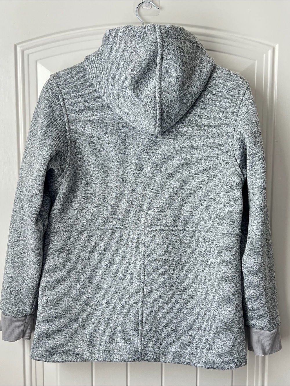 Patagonia Better Sweater Hooded Coat Jacket Gray Recycled Fleece Button Front S - Picture 3 of 16